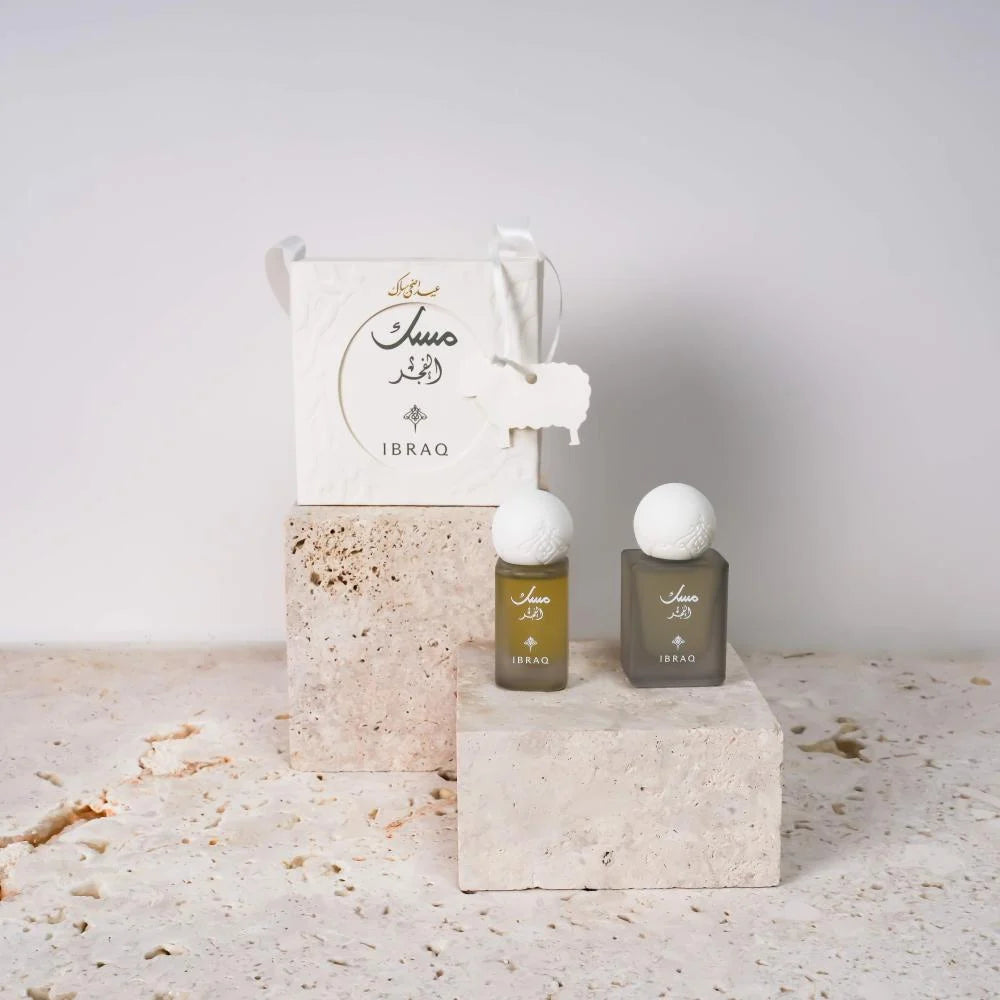 Ibraq - Musk Al Fajr mini set (10ml perfume +6ml oil)