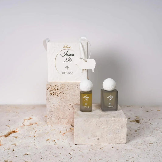 Ibraq - Musk Al Fajr mini set (10ml perfume +6ml oil)